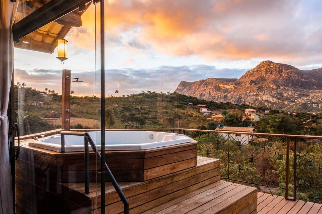 Casa Brauna - Lapinha Da Serra ซานตานาโดฮิอาโช ภายนอก รูปภาพ