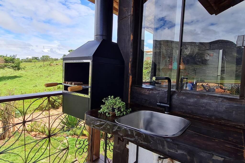 Casa Brauna - Lapinha Da Serra ซานตานาโดฮิอาโช ภายนอก รูปภาพ