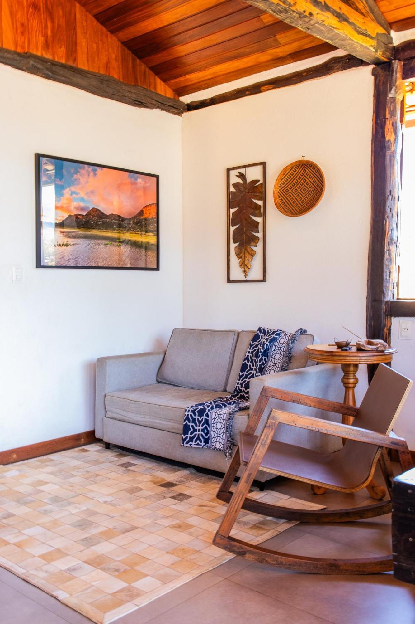 Casa Brauna - Lapinha Da Serra ซานตานาโดฮิอาโช ภายนอก รูปภาพ
