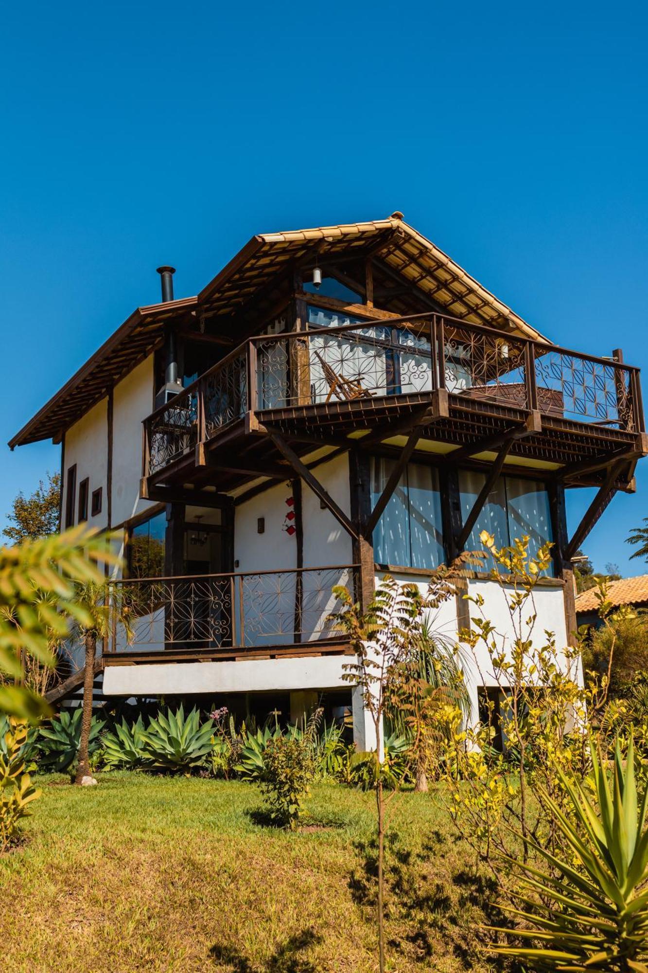 Casa Brauna - Lapinha Da Serra ซานตานาโดฮิอาโช ภายนอก รูปภาพ