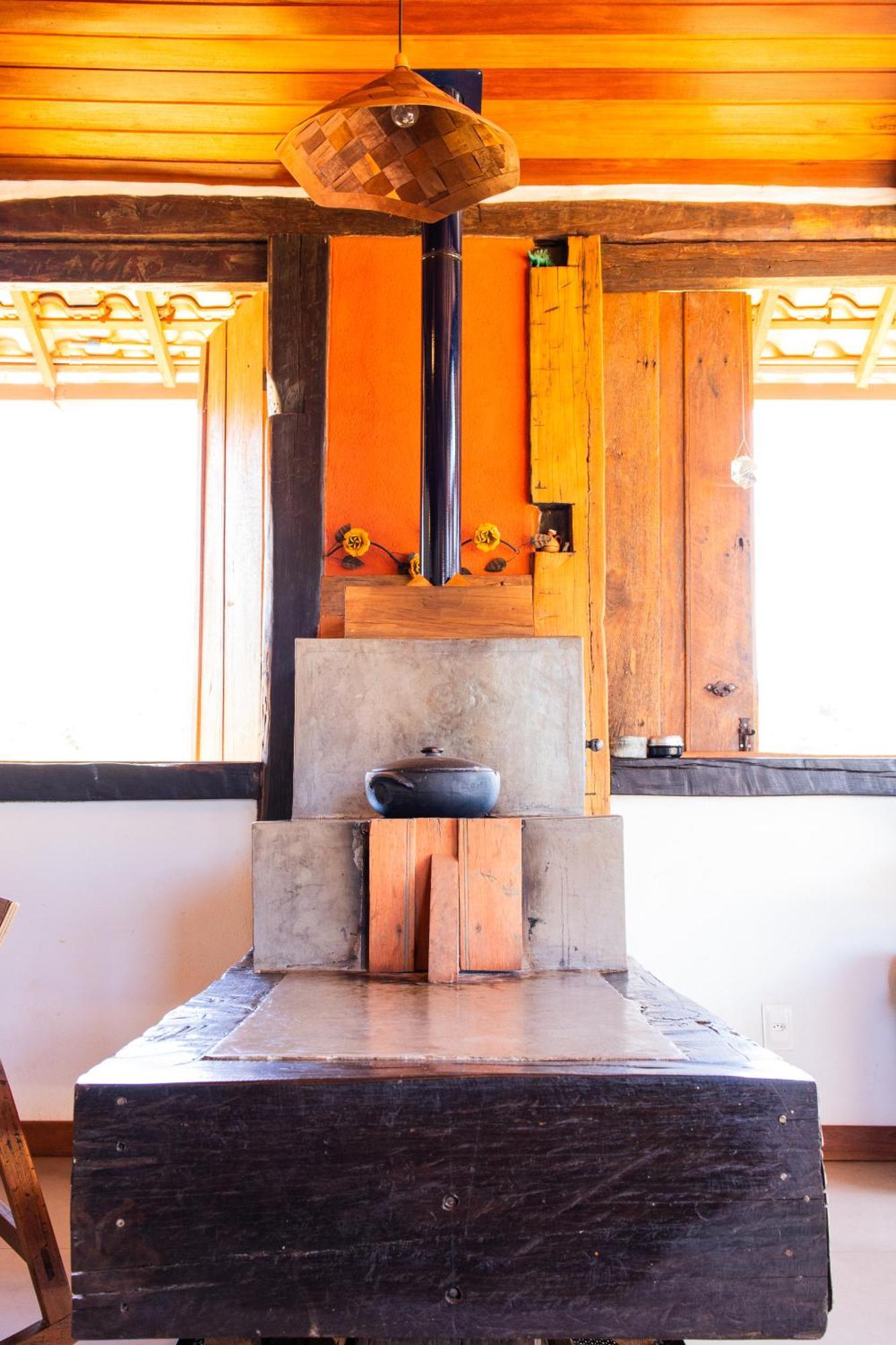 Casa Brauna - Lapinha Da Serra ซานตานาโดฮิอาโช ภายนอก รูปภาพ