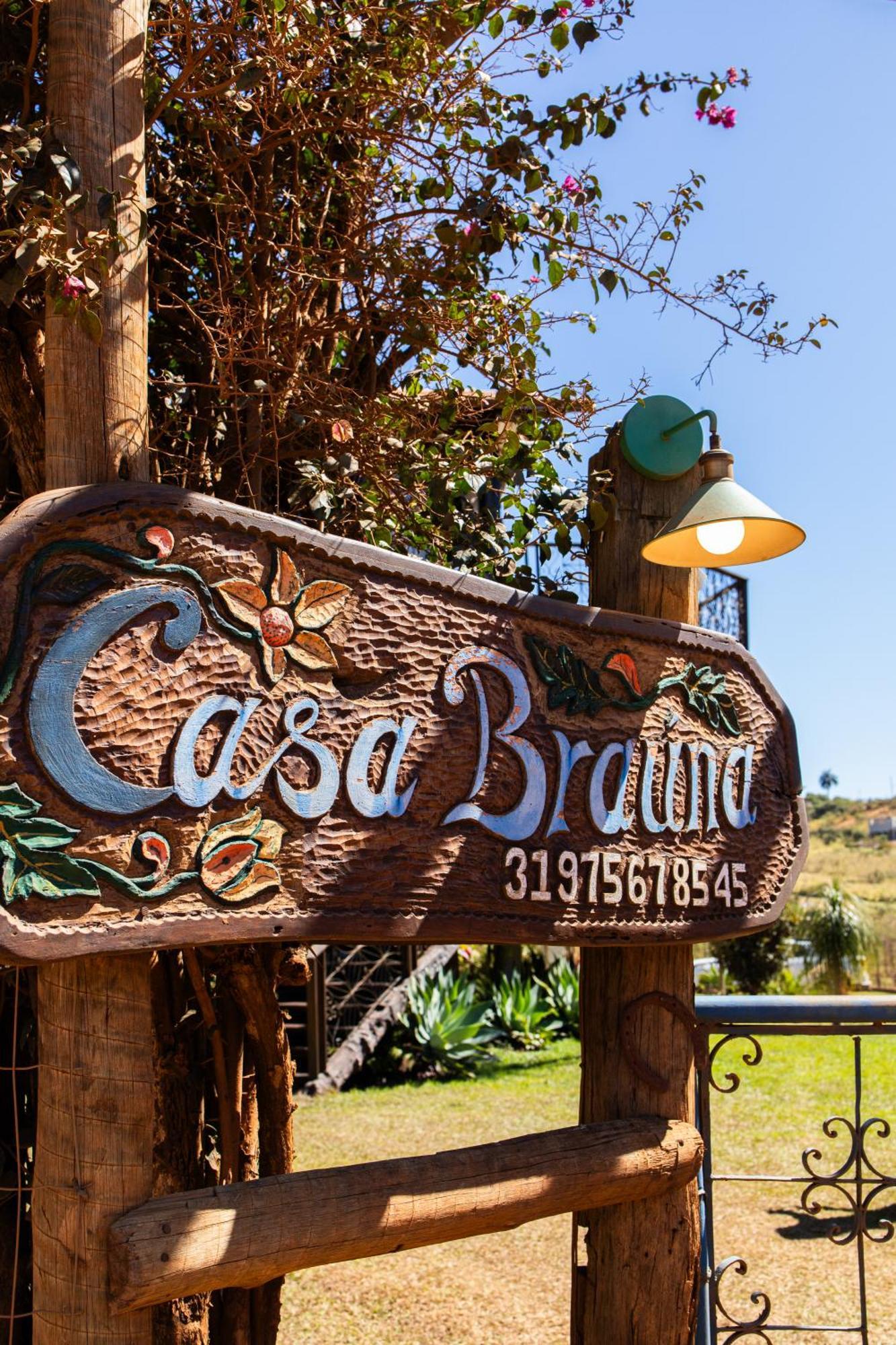 Casa Brauna - Lapinha Da Serra ซานตานาโดฮิอาโช ภายนอก รูปภาพ